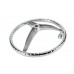 SeaLux Stainless Steel Boat Steering Wheel 3 Spoke 15-1/2" Dia, with 1/2"-20 Nut and Turning Knob for Teleflex Cable Helm