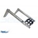 SeaLux Stainless Steel 3-step Over Platform Telescoping Boarding Ladder for boat 400 lbs. capacity load