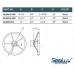 SeaLux 13-1/2" Stainless Steel 5 Spoke Destroyer Steering Wheel with Foam Grip