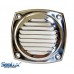 SeaLux Stainless Steel HOSE THRU VENT for 4 " hose diameter, 5" x 5" Flange