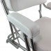 SeaLux Aluminum Portable Folding Cushioned Boat Deck Beach Chair White