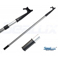 SeaLux Deluxe Adjustable 2-section Telescopic Aluminum Boat Hook 4' to 7'