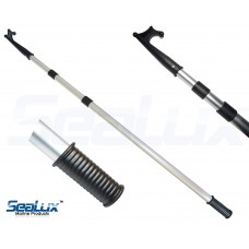 SeaLux Deluxe Telescopic Aluminum Boat Hook adjustable from 3-1/2' to 8-1/2'