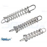 SeaLux Stainless Steel Shock Absorbing Dock Mooring Line Springs 10-5/8" (275 mm), up to 20 feet hull (Small)