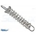 SeaLux Stainless Steel Shock Absorbing Dock Mooring Line Springs 13-3/16" (340 mm), Hull up to 30 feet (Medium)