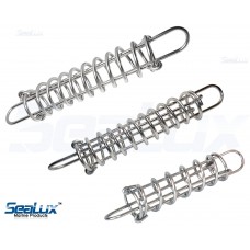 SeaLux Stainless Steel Shock Absorbing Dock Mooring Line Springs (LARGE)