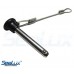 SeaLux Marine Bimini Top Nylon Head Pull Pin with Lanyard for swivel ball deck hinge 3/16" (4.76 mm)