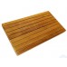 SeaLux Wall Mount 30" x 13" Folding Shower Teak Bench in Teak Board for Boat, Shower Room, Steam and Sauna Room