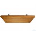 SeaLux Wall Mount 30" x 13" Folding Shower Teak Bench in Teak Board for Boat, Shower Room, Steam and Sauna Room