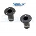 SeaLux Marine Extra Cup Mount Set for Removable Folding Pontoon Ladders 1-1/4" tubing / Ladder Insert Plugs