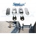 SeaLux Stainless Steel Surface Mounting Sockets /brackets for Removable Folding Transom Ladders/Pontoon/Gunwale Mount Ladders