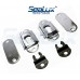 SeaLux Stainless Steel Surface Mounting Sockets /brackets for Removable Folding Transom Ladders/Pontoon/Gunwale Mount Ladders