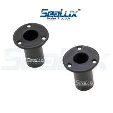 SeaLux Marine Extra Cup Mount Set for Removable Folding Pontoon Ladders 1" tubing / Ladder Insert Plugs