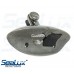 SeaLux Oval Curve Windshield (Side) Mount 90° Concave Deck Hinge Saddle mount 316 Stainless Steel Swivel Quick release Hinge Marine Bimini Top Fitting- Accon Marine