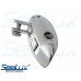 SeaLux Oval Curve Windshield (Side) Mount 90° Concave Deck Hinge Saddle mount 316 Stainless Steel Swivel Quick release Hinge Marine Bimini Top Fitting- Accon Marine