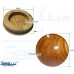 SeaLux Marine 2-5/8 INCH Genuine Teak Wood BOAT CENTER STEERING WHEEL CAP for Boat Destroyer Steel Wheels