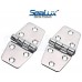 SeaLux Marine Grade Stainless Steel Mirror Polished Door Hinge 3" x 1.5" for Boat, RVs (Pair)