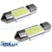 SeaLux Marine 180 deg 31mm Festoon 9 LEDs Cool White Navigation Bulbs for Masthead/Stern Light/Navigation Lights/Anchor Lamp (Pair) (Light Bulbs only)