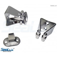 SeaLux Marine 316 Stainless Steel 1-1/2" Door Stop Retaining Catch and Holder for boat, RV (Small)