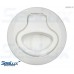 SeaLux 2" Plastic White Hatch Flush Pull Slam Latch for marine boat and RV