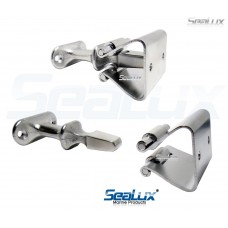 SeaLux Marine 316 Stainless Steel 2-3/4" Door Stop Retaining Catch and Holder for boat, RV (Large)