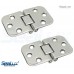 SeaLux Marine 316 Stainless Steel 180 degree Flush Mount Hatch Hinge 2-3/4 x 1-5/8 inch for Boat, RVs (Pair)