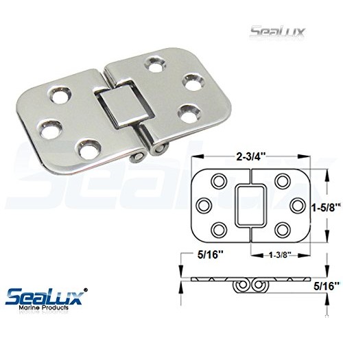 DULALA Boat Hatch Compartment Hinges Stainless Steel Replacment 3 Inch