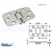 SeaLux Marine 316 Stainless Steel 180 degree Flush Mount Hatch Hinge 2-3/4 x 1-5/8 inch for Boat, RVs (Pair)