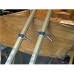 SeaLux 316 Stainless Steel Clamp-On Oar Lock 1/2"x 2" shaft one pair