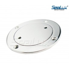 SeaLux Marine Heavy Duty 316 Stainless Steel 3" Deck Plate for Cowl Vent, Dorade Box vent,