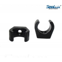 SeaLux Pair Stainless Steel Boat Hook Spring Clamp Holder Bracket Clip