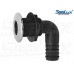 SeaLux Marine 90 Degrees L Shape Elbow Thru-Hull/Scupper Drain for Bilge Pump