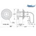 SeaLux Marine 90 Degrees L Shape Elbow Thru-Hull/Scupper Drain for Bilge Pump