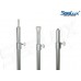 SeaLux Boat Cover Support Pole 3-in-1 Tip with Snap end, Grommet Pin End and Rubber Tip Adjustable from 31” to 57” (S)