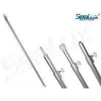 SeaLux Boat Cover Support Pole 3-in-1 Tip with Snap end, Grommet Pin End and Rubber Tip Adjustable from 31” to 57” (S)
