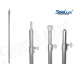 SeaLux Boat Cover Support Pole 3-in-1 Tip with Snap end, Grommet Pin End and Rubber Tip Adjustable from 31” to 57” (S)