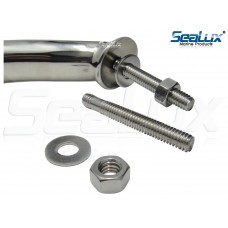 SeaLux Marine 304 Stainless Steel Mounting Studs kit for Handrails, Cleats (5/16"-18 x 2-3/8" )