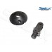 SeaLux Marine Black Plastic Quick Release Round Base Surface Mount Bimini Top hinge/Fitting-Accon Marine 406 (2 sets)