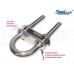 SeaLux Marine 3/8" stock Fixed Welding Plate Bow Eye Stern Eye U-Bolt 5" Length with 3-1/2" Stud Length