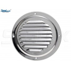 SeaLux Stainless Steel Marine Boat Engine Round Louvered Style Vent Cover available in 4" or 5" or 6"