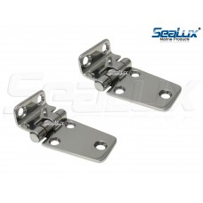 SeaLux Marine Stainless Steel Offset Short Side 2-5/8" x 1-1/2" Hinges (Pair)