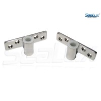 SeaLux Marine 316 Stainless Steel Side Mount Oarlock Sockets for 1/2" shank ( Pair)