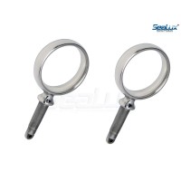 SeaLux 316 Stainless Steel I.d. 2" Round Oarlock Heavy Duty 1/2"x 2" shaft for boat/ kayak (Pair)