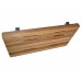 SeaLux Wall Mount 24" x 13" Folding Shower Teak Bench in Teak Board for Boat, Shower Room, Steam and Sauna Room