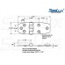 SeaLux Marine Surface Mount SS Large Leave Hatch Door Hinge 3-3/4" x 1-1/2" for RV, Boat, Yacht (pair)