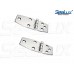 SeaLux Marine Surface Mount SS Large Leave Hatch Door Hinge 3-3/4" x 1-1/2" for RV, Boat, Yacht (pair)