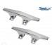 SeaLux Marine 4-3/4" CHROME PLATED ZAMAK HOLLOW BASE CLEAT PRINCECRAFT OEM (2 pieces)