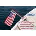 SeaLux Marine Boat 30" Flag Stanchion Pole and 90° Flush Mounting Socket (OEM) (Flag Pole and Socket SET)