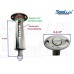 SeaLux Marine Boat Flag Stanchion Pole 90 degree Flush Mounting Base/Socket (316 SS OEM Quality, Mounting Socket Only)