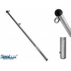 SeaLux Marine Boat 32" Flag Pole OEM Quality 1" stock with Welded Locking Stud 316 Stainless Steel Heavy Duty gauge